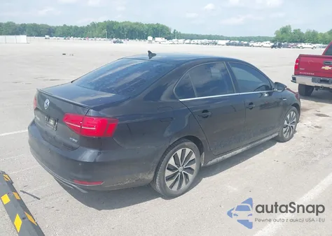 2016 Volkswagen Jetta Hybrid Sel Premium from USA, damaged, VIN 3VW637AJ9GM418529